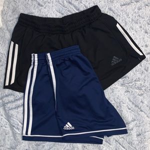 Black and navy Athletic Adidas shorts size small